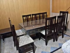 Dining Table For sale//8 seater Dining Table//(Top Solid wooden)Dining