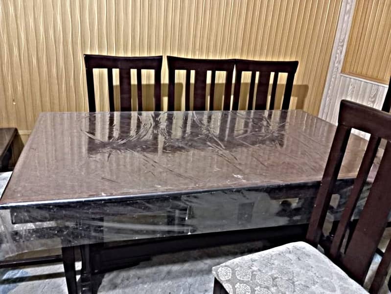 Dining Table For sale//8 seater Dining Table//(Top Solid wooden)Dining 2