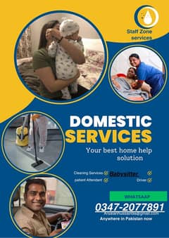 Premium Household Staff Services – Maid, Babysitter, Driver & More”