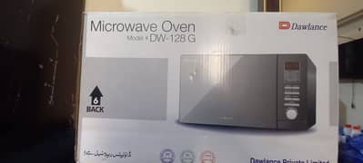 Dawlance microwave oven brand new 128G