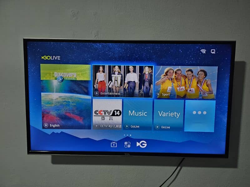 TCL 40 inch LED smart TV Full HD 4