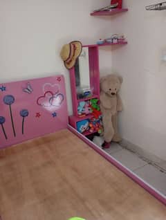 two single bed, cupboard,bookrack,small dressing table for kids 0