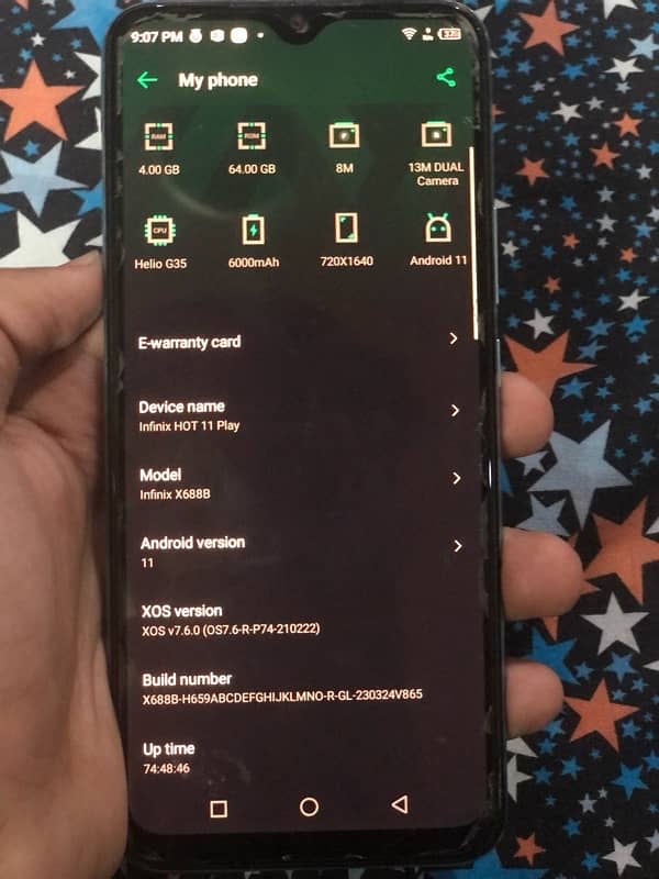 infinix hot 10 play 18000 all ok 6