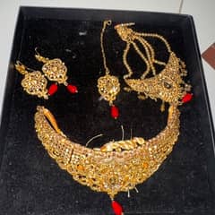 jewellery set with bindia jhumer