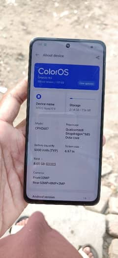 OPPO Reno f12 12 256 10 by 10 condition ha