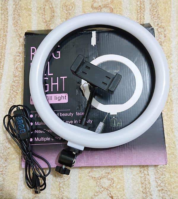 26cm ring light with tripod stand 1