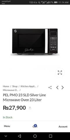 pell microwave 1 month use only