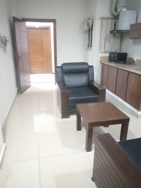 furnished 1 bedroom apartment for rent in bahria town phase 2 3