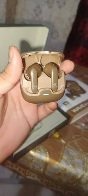 wave zero lifestyle earbuds branded. 8