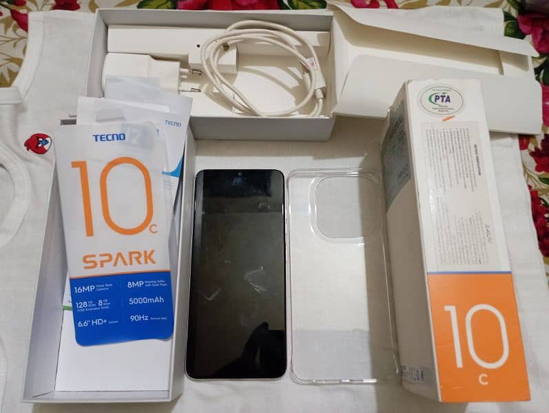 tecno spark 10 C 4+4128 PTA approved 5