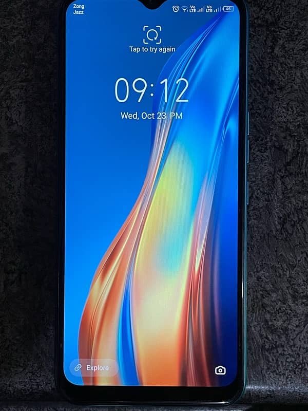 tecno spark 7t blue colour 4/64 gb 10/10 condition with box 1