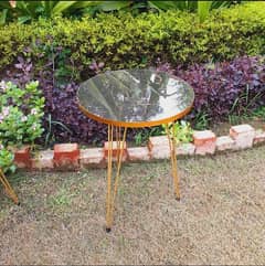 Stylish Wood and Iron Coffee Table 0