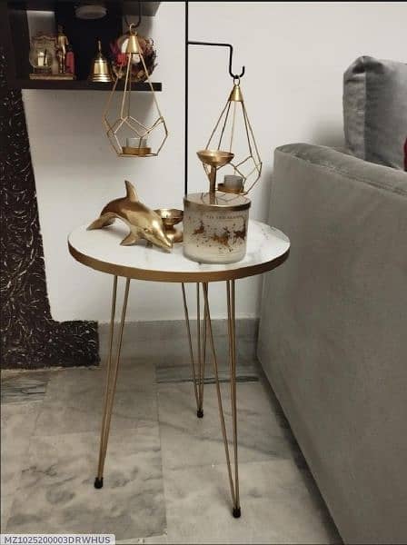 Stylish Wood and Iron Coffee Table 1