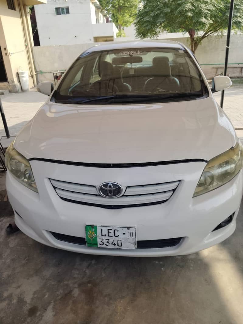 Toyota Corolla XLI 2010 1