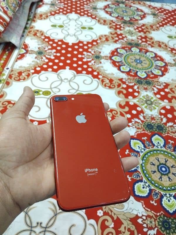 I phone 8 plus 256 GB red color 3