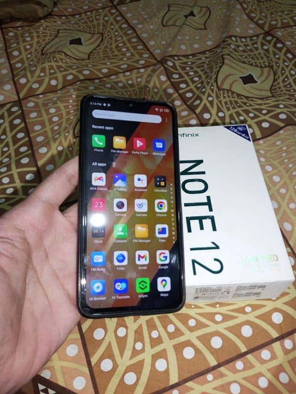 Infinix Note 12 6Gb 128Gb amoled display full box 4