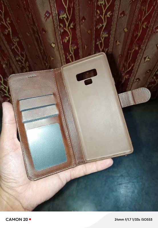 Flip case card holder for Samsung note 9 0