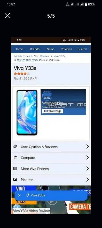 Vivo y33s 12/128 Description read Carefully then call 4