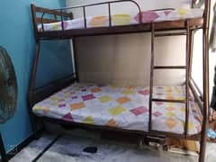 double story rodiron bed with diamond moltyfom matress