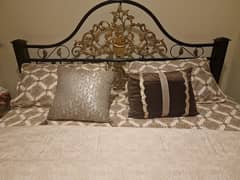 Wrought Iron Double Bed with brand new mattress