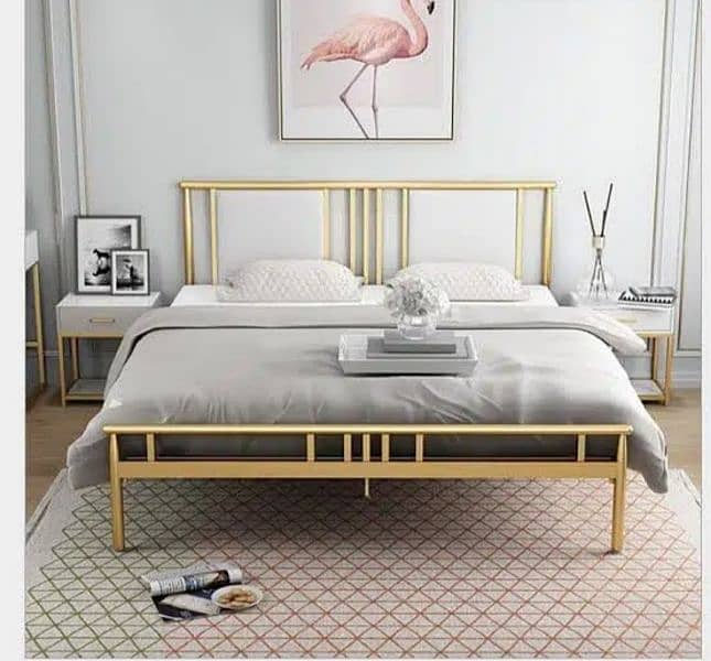 Double Bed | Iron Bed | Steel Bed | Furniture 11