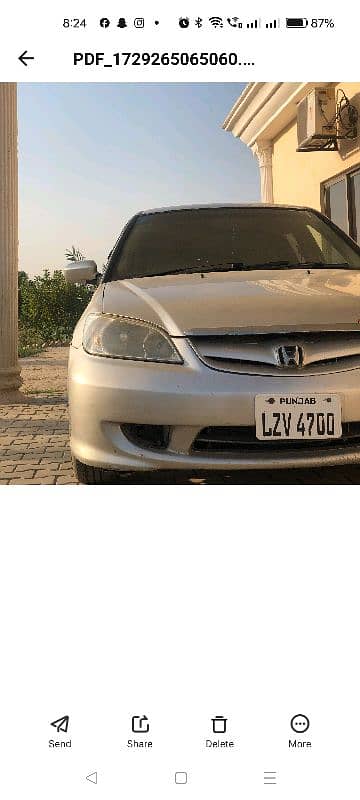 Honda Civic EXi 2005 2