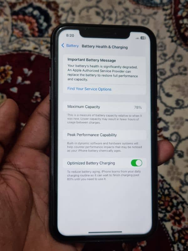 iPhone 11 jv ( 4 month sim working ) water pack 78% battery health 4