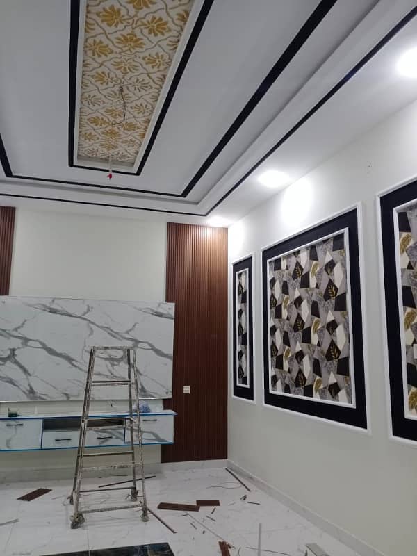 Raiz ul Jannah Rafi qamar road New brand Spanish 7 marly proper double story house for sale 1