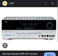 2x Harman Kardon AVR-247 \ 7000  Home Theater Amplifier.