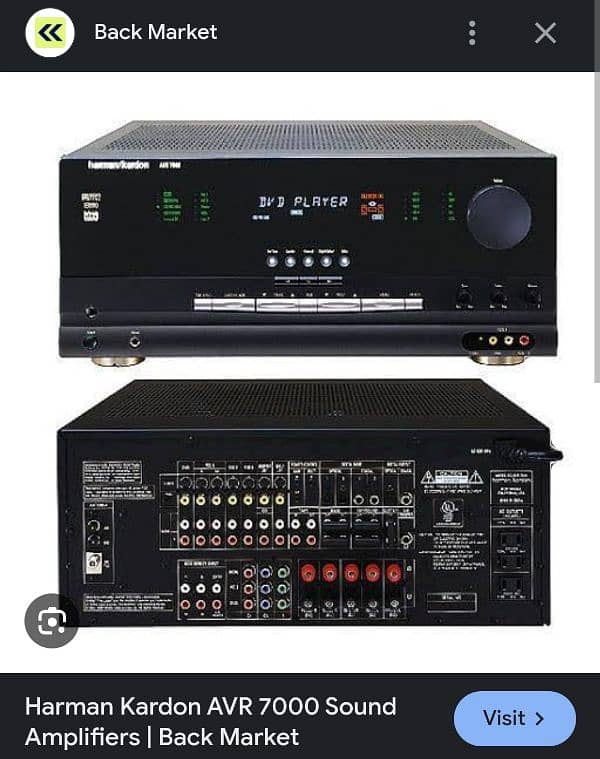 2x Harman Kardon AVR-247 \ 7000  Home Theater Amplifier. 1