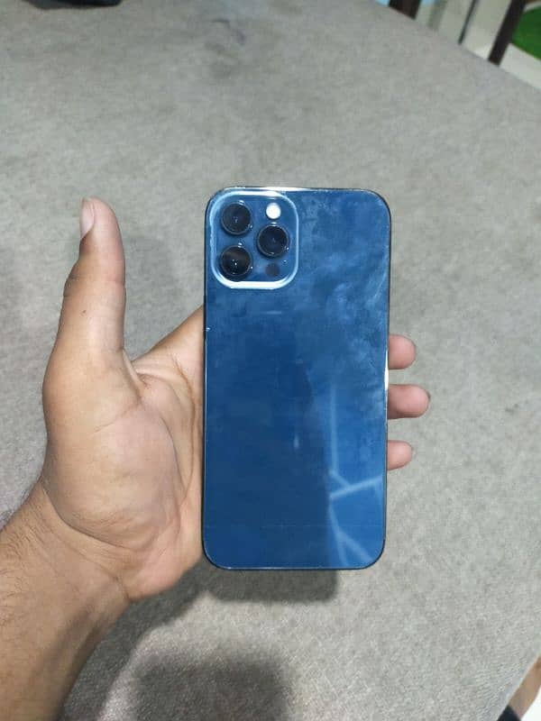 IPHONE 12 PRO MAX Factory unlocked with box blue colour 4