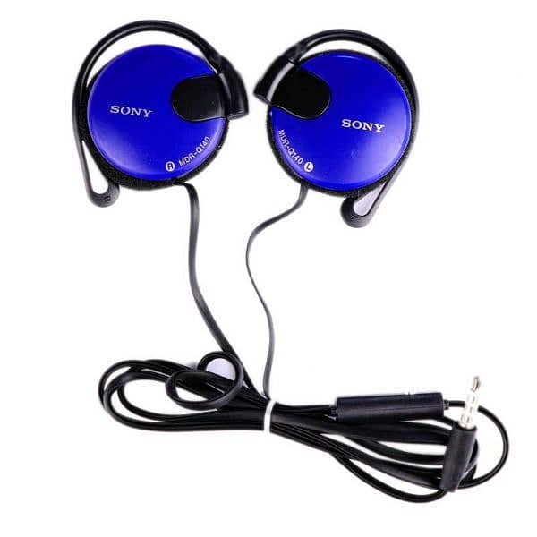 (SONY) earphones MDR-Q140 WIRED   - High Quality Sound Super Bass HEA 1