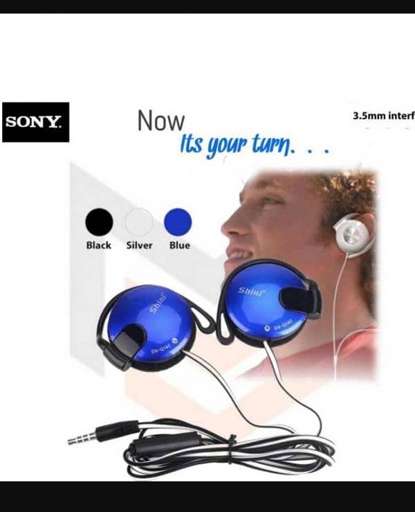 (SONY) earphones MDR-Q140 WIRED   - High Quality Sound Super Bass HEA 2