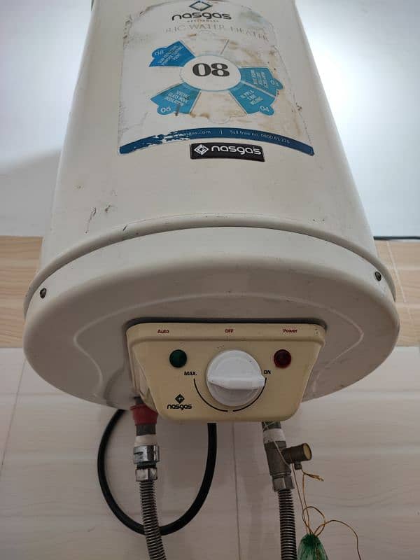 Nasgas electric water geyser / heater - 08 Gallons - 1 season used 3