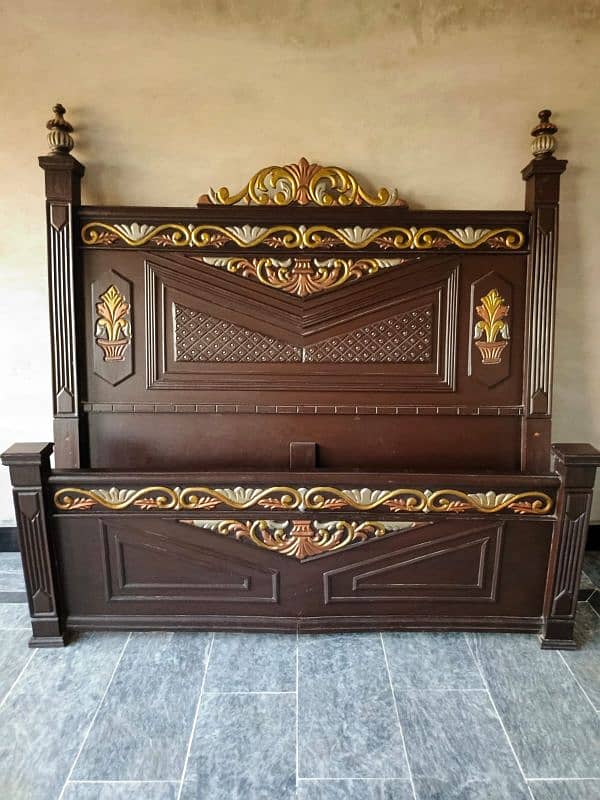 King size Bed set with dressing table 0