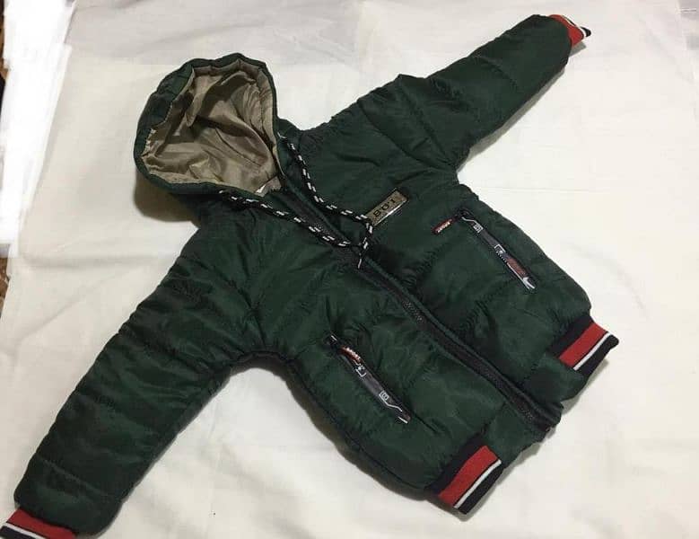 1Pc boys stitched polyester puffer jacket 1