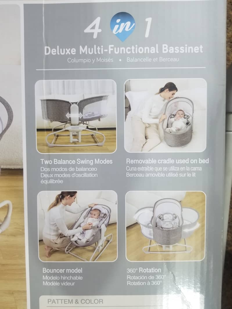 Mastela 4 in 1 bassinet 3