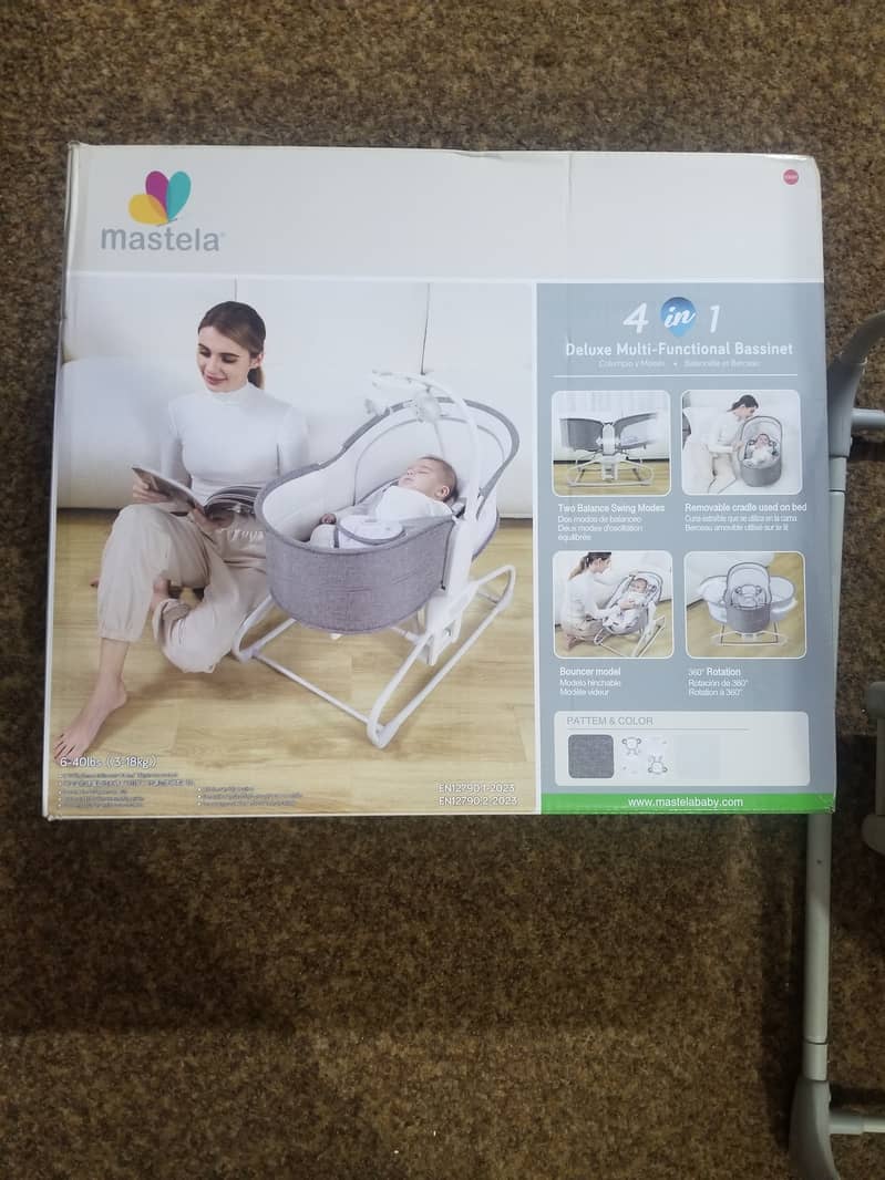 Mastela 4 in 1 bassinet 6