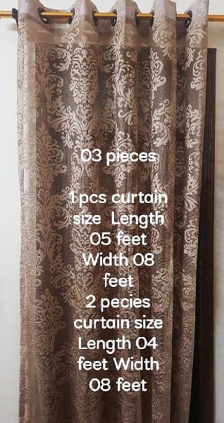 04 pices Jersy Net Curtain And 03 pieces Organza net Curtain 0