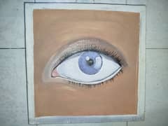 eye panting for decoration