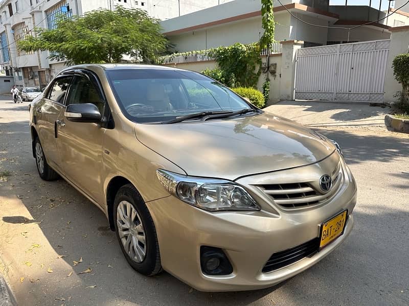 Toyota Corolla XLI 2013 own engine 13