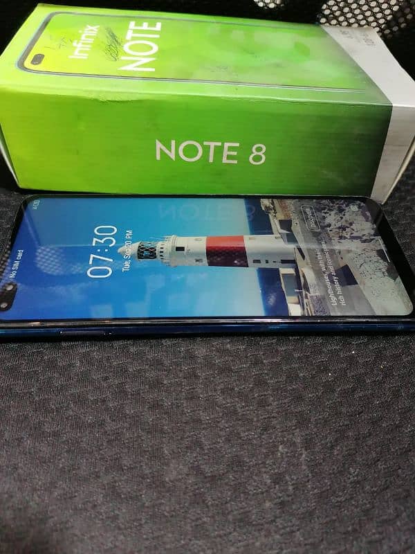 Infinix note 8 6/128 PTA Approved with box all ok 3