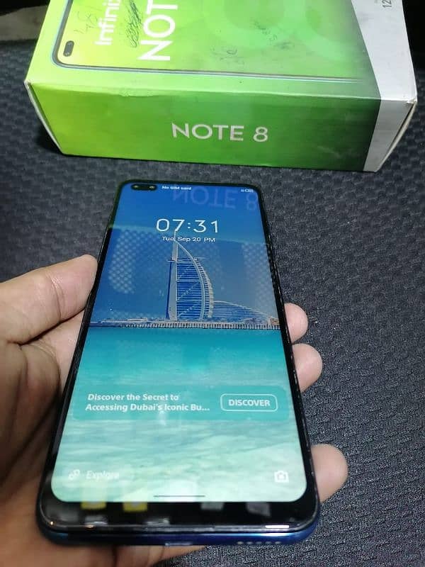 Infinix note 8 6/128 PTA Approved with box all ok 4