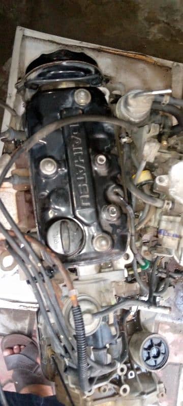 Daihatsu coure complete engine automatic 1