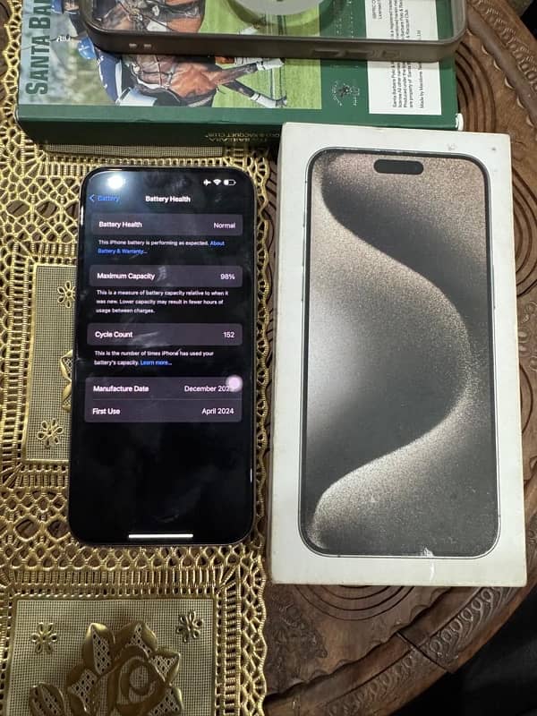 iphone 15 pro max - condition 10/10 (F. U) 5