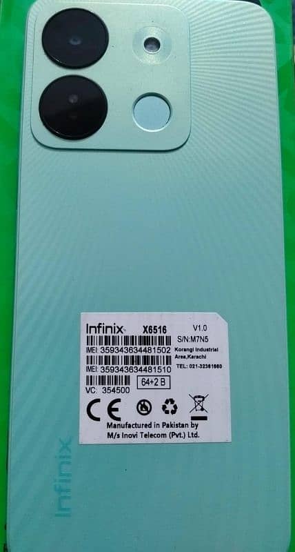 Infinix smart 7 HD 10/10 box charger 1