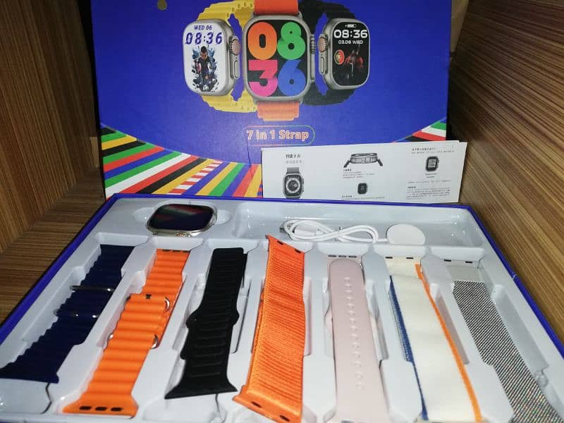 T24 Champion Edition 7 in 1 strap ultra smart watch VIP edition 0