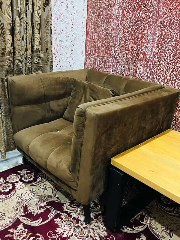 five seater wooden sofa for sale 1