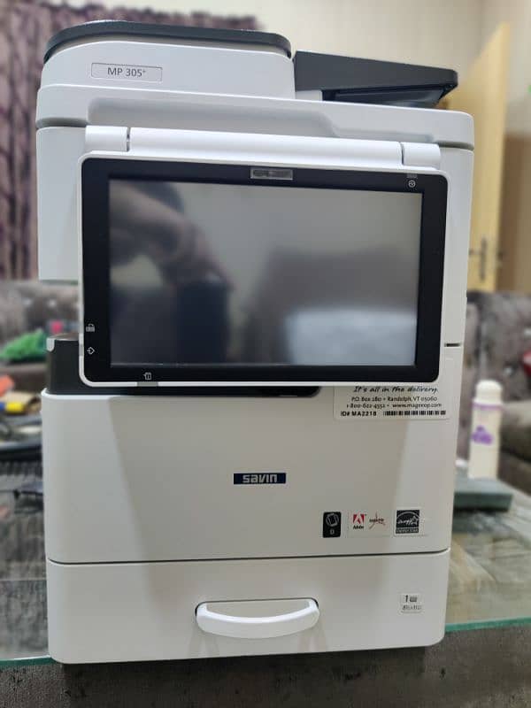 Ricoh 305+ A3 size wifi recondition all in one photocopier 3