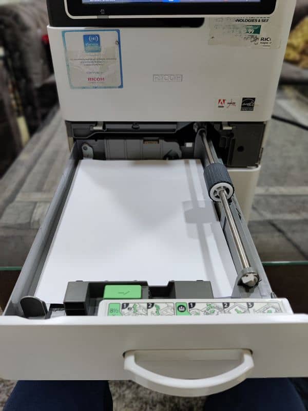 Ricoh 305+ A3 size wifi recondition all in one photocopier 8